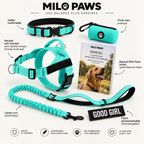 Pack Promenade Anti-Traction Milo Paws - Attache 1 Clic, Double Anneau Frontal & Dorsal